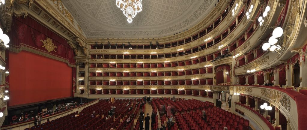Oper Scala in Mailand Innenansicht